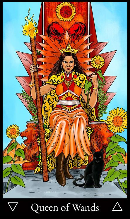 Queen of Wands ~ Tarot Minor Arcana